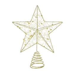 Glitter Wire Star Topper