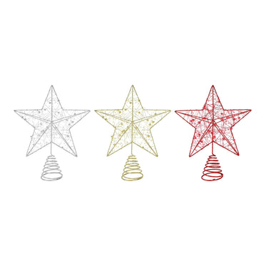 Glitter Wire Star Topper