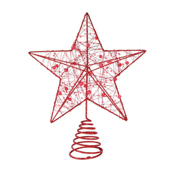 Glitter Wire Star Topper