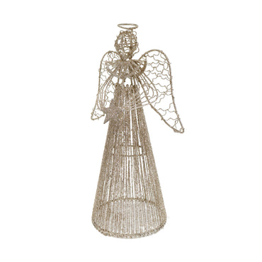 Glitter String Wire Angel