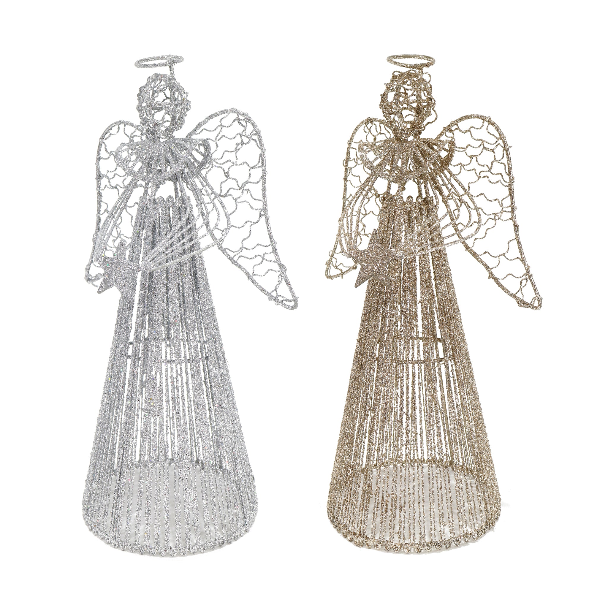 Glitter String Wire Angel