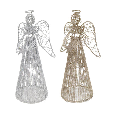 Glitter String Wire Angel