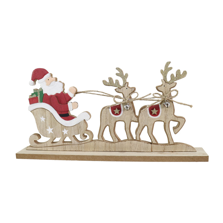 Santa Sleigh Table Decoration