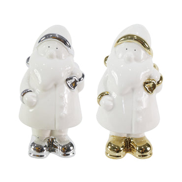Metallic Santa with Sack 2 pieces