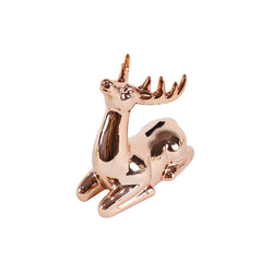 Metallic Porcelain Reindeer