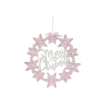 Hanging Snowflake Wreath