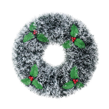 Snow Tips Tinsel Wreath