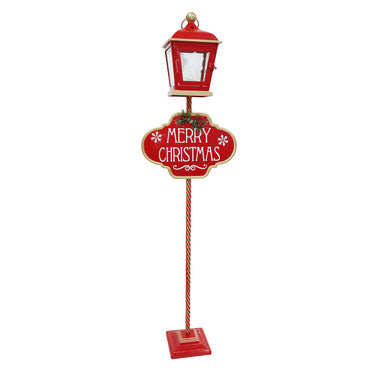 Metal Lamp Merry Christmas Sign