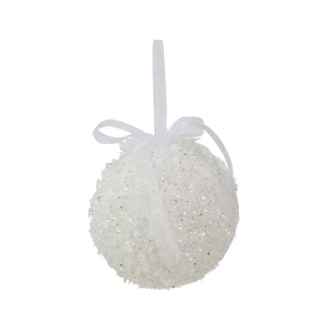 White Snow Bauble