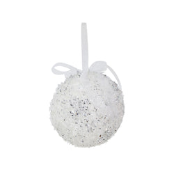 White Snow Bauble