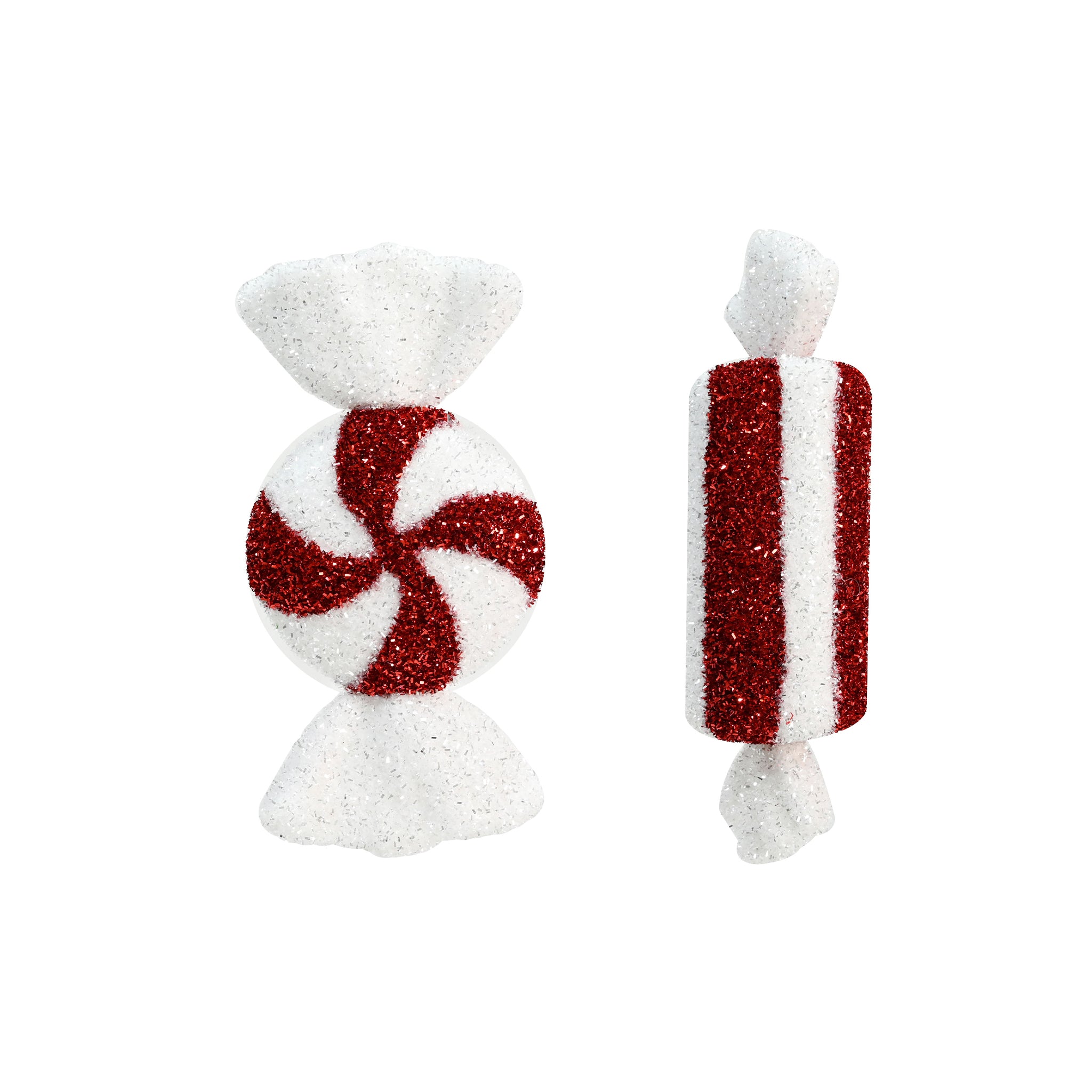 Candy Cane Tinsel Sweets