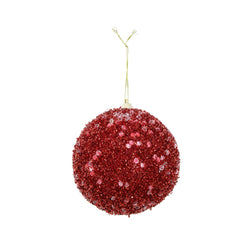 Icy Tinsel Bauble