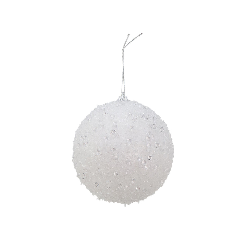 Icy Tinsel Bauble