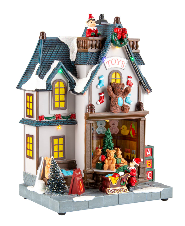 LED Musical Christmas Store Rotating USB Asst