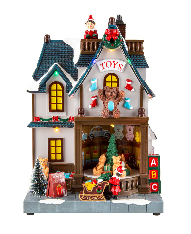 LED Musical Christmas Store Rotating USB Asst