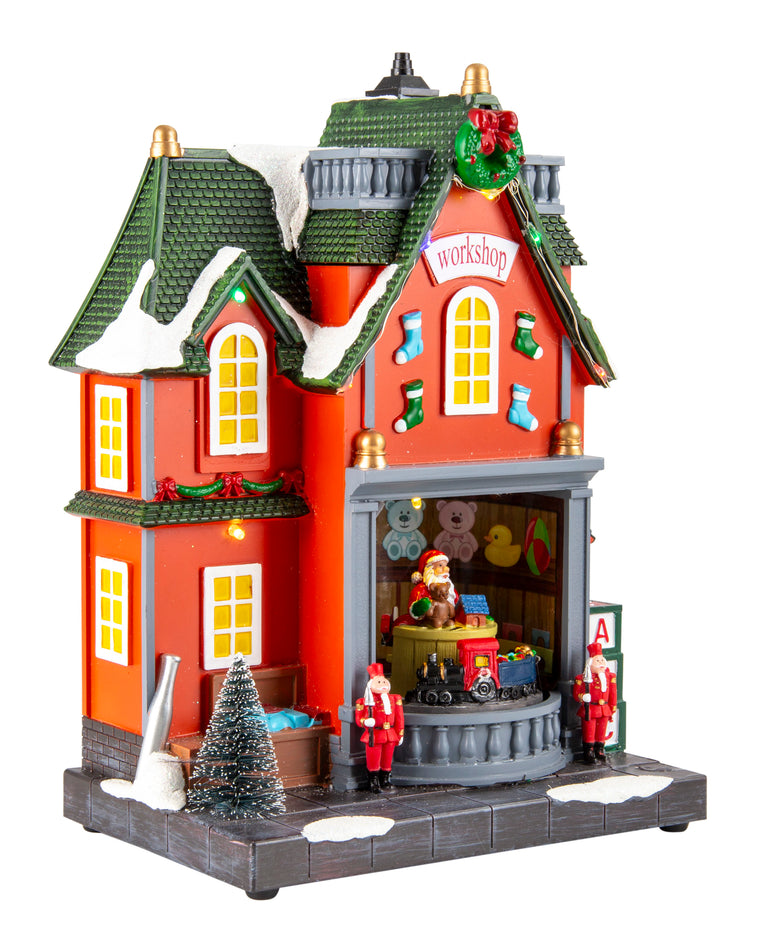 LED Musical Christmas Store Rotating USB Asst