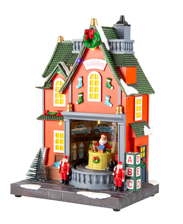 LED Musical Christmas Store Rotating USB Asst