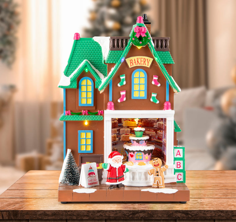 LED Musical Christmas Store Rotating USB Asst