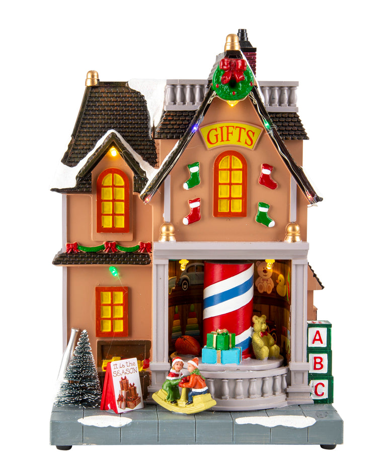 LED Musical Christmas Store Rotating USB Asst