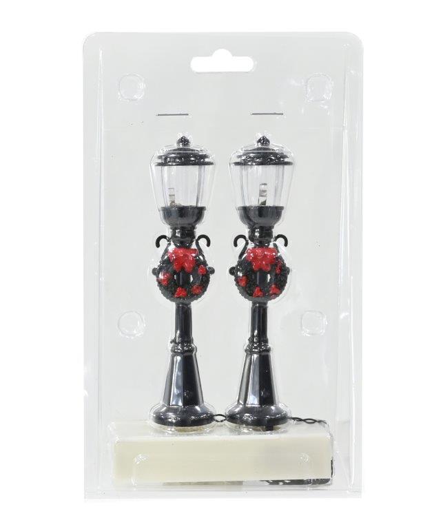 2 Piece Mini Light Up Street Lamps
