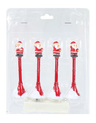 4 Pack Mini Light Up Character Lamppost