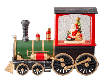 Glitter Swirl Santa Train
