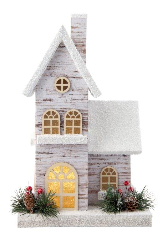 LED Paper-Board Snowy House