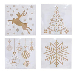 Christmas Snow Spray Stencil