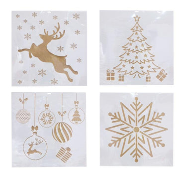 Christmas Snow Spray Stencil