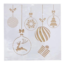 Christmas Snow Spray Stencil