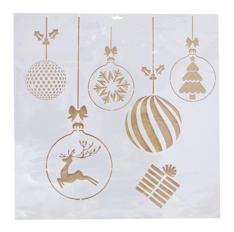 Christmas Snow Spray Stencil