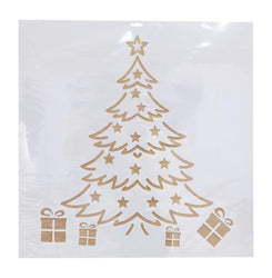 Christmas Snow Spray Stencil