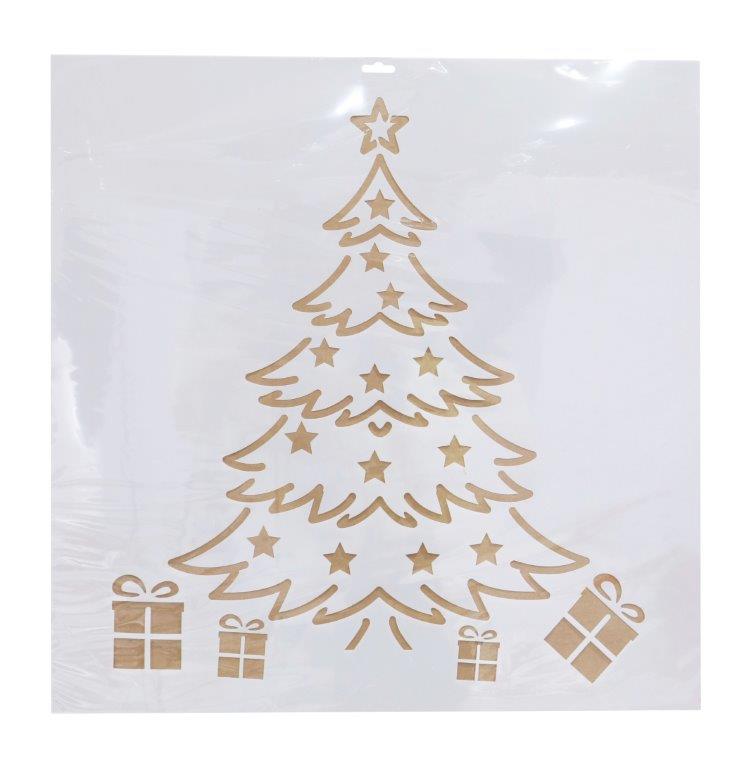 Christmas Snow Spray Stencil