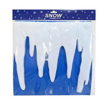 Artificial Snow Fringe White 2m