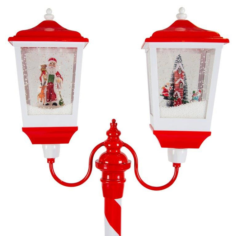 LED Double Lantern Musical Lamp post