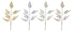 Matte Metallic Fern Leaf 70cm