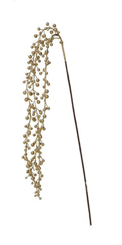 Matte Metallic Berry Drape 95cm