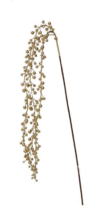 Matte Metallic Berry Drape 95cm
