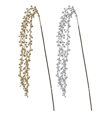 Matte Metallic Berry Drape 95cm