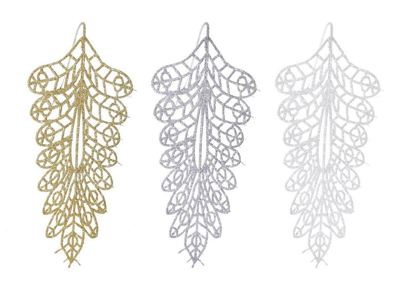 2 Pack Glitter Leaf Pick