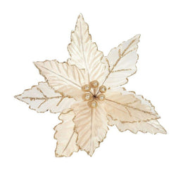 Poinsettia Clip