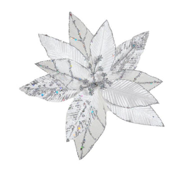 Luxe Organza Poinsettia Clip