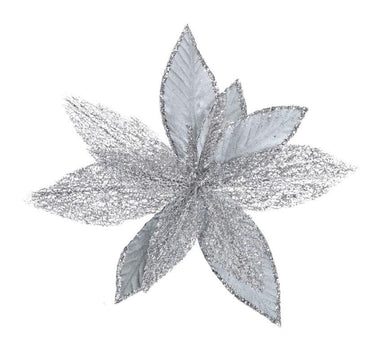 Regal Mesh Velvet Poinsettia Clip
