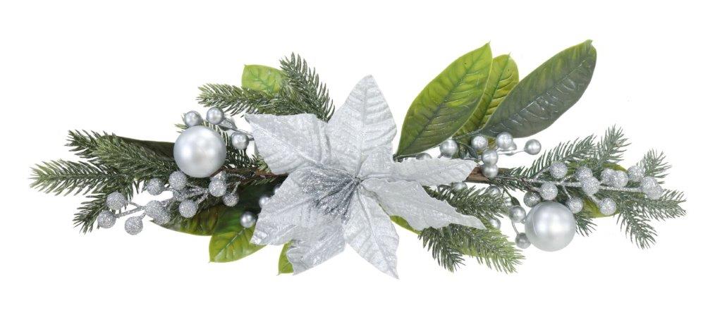 Poinsettia Berry Table Deco