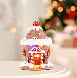 LED Gingerbread House
