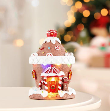 LED Gingerbread House