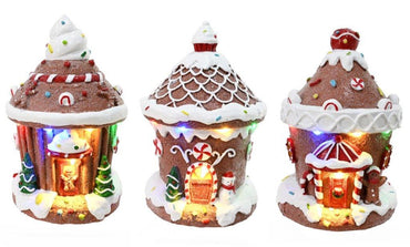 LED Gingerbread House