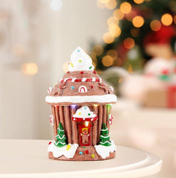LED Gingerbread House
