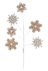 Gingerbread Snowflake Spray
