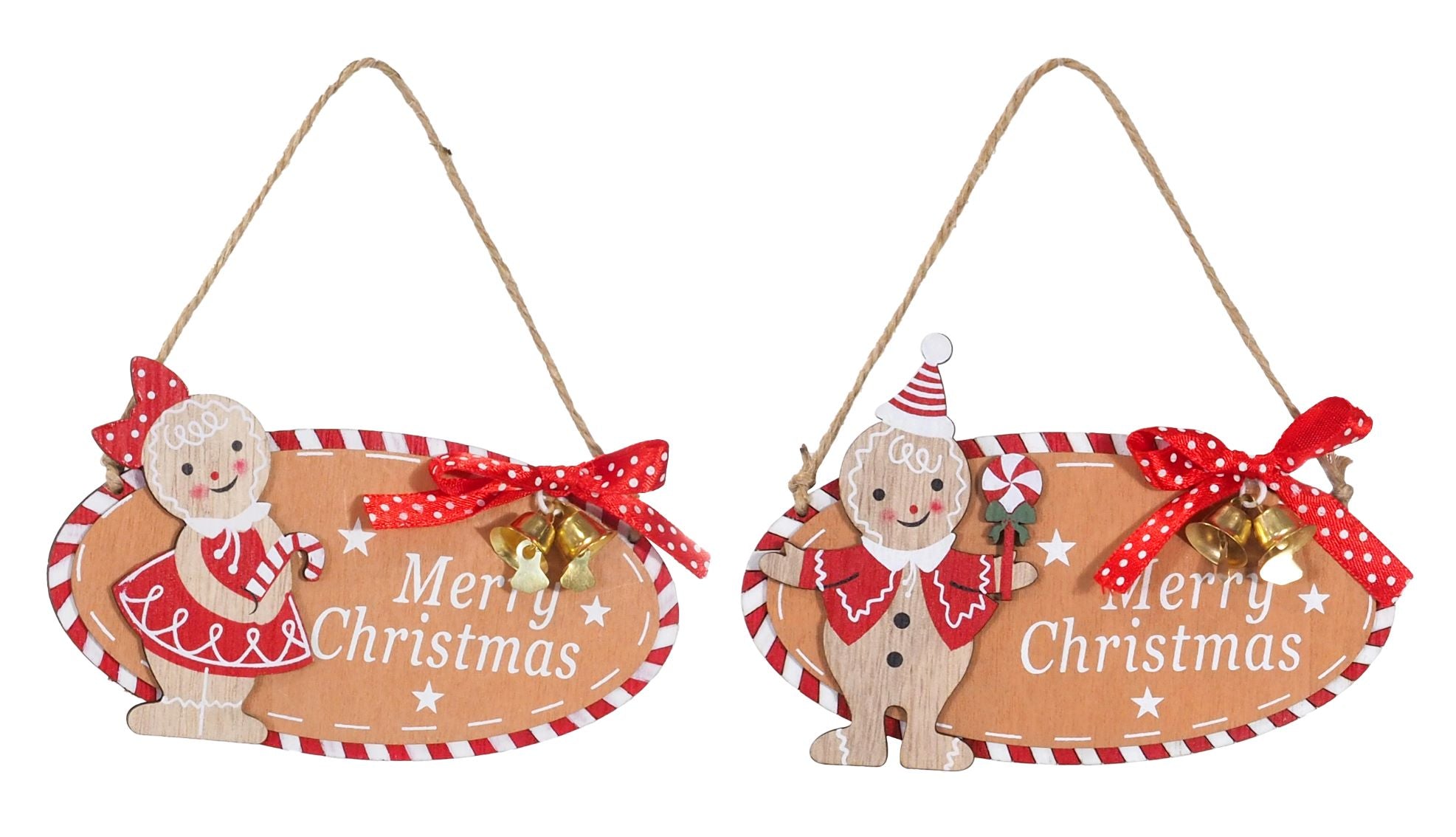Gingerbread Merry Christmas Sign